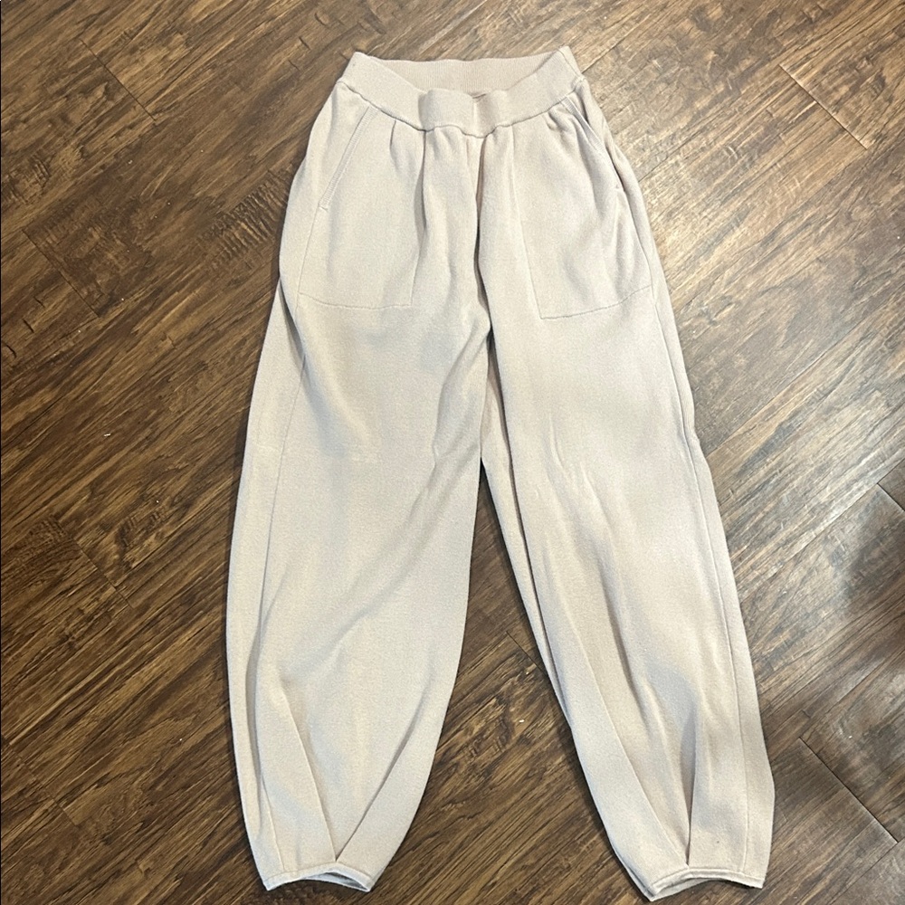 Elegant Cream Joggers for Women